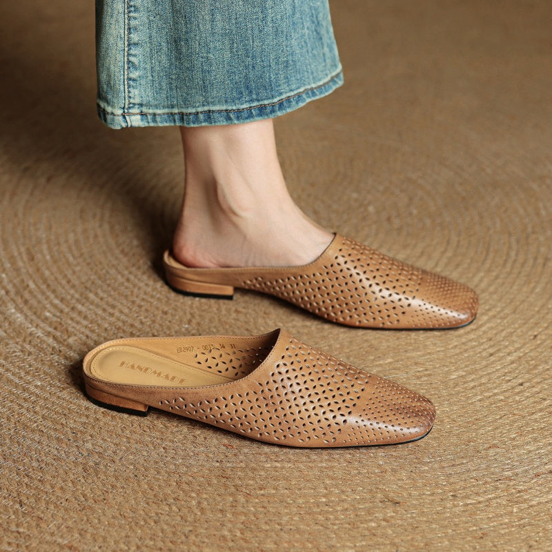 Maris Leather Mules