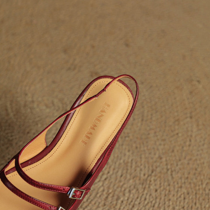 Hilton Leather Flats