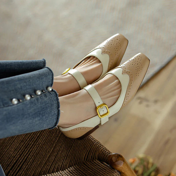 Emilia Leather Flats