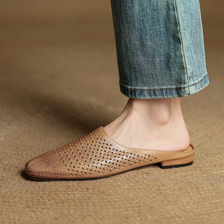 Maris Leather Mules