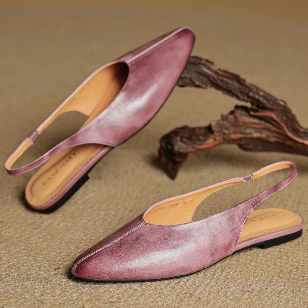 Juliet Genuine Leather Flats