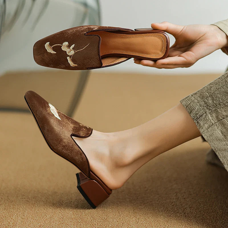 Florina Velvet Mules