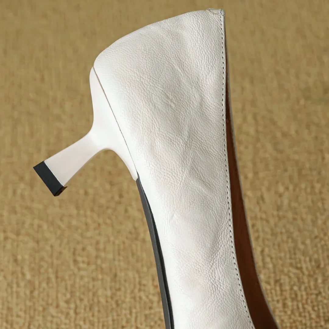 Mary Ann Leather Heels