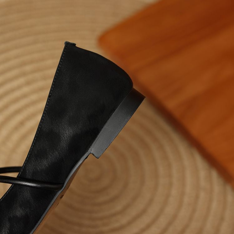 Calista Leather Flats